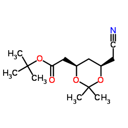 (4R,6R)-terc-butyl-6-kyanomethyl-2,2-dimethyl-1,3-dioxan-4-acetát CAS NO.{{{101} 10}}